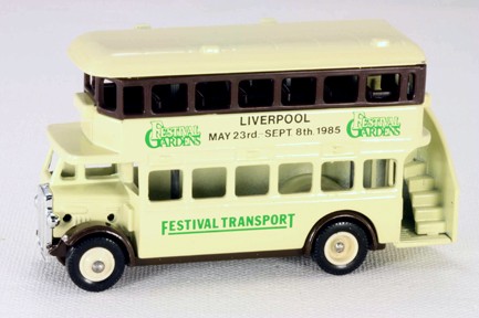 Lledo Days Gone DG154 Double Deck Bus Festival Transport