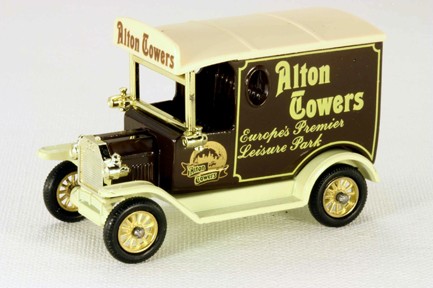 Lledo Days Gone DG644 Model T" Van Alton Towers"