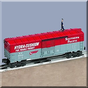 LIONEL 36728 SOUTHERN PACIFIC WALKING BRAKEMAN BOXCAR