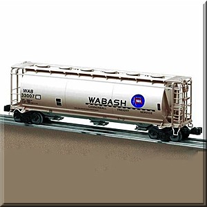 LIONEL 27104 WABASH 3 BAY CYLINDRICAL HOPPER