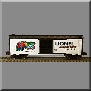 LIONEL 29225 H.O.R.D.E. MUSIC FESTIVAL BOXCAR