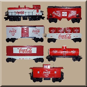 K-LINE K-1805B COCA COLA CLASSIC TRAIN SET WITHOUT TRANSFORMER