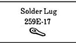 Lionel Part 259E-17 solder lug