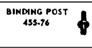 Lionel Part 455-76 binding post