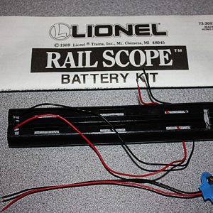 LIONEL 73-3097-250 RAIL SCOPE BATTERY KIT