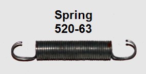 LIONEL PART 520-63 spring