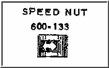 LIONEL PART 600-133 speednut diesel motor mount