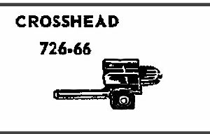 LIONEL PART 726-66 crosshead