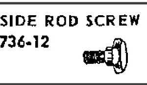 LIONEL PART 736-12 side rod screw
