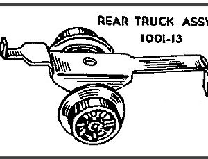 LIONEL PART 1001-13 rear truck