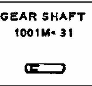 LIONEL PART 1001M-31 gear shaft