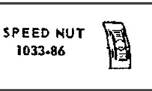 LIONEL PART 1033-86 speed nut