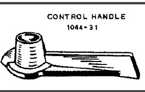 LIONEL PART 1044-31 control handle