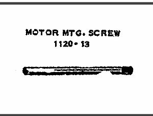 LIONEL PART 1120-13 motor mount pin