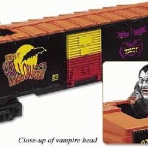 LIONEL 26746 HALLOWEEN BOBBING HEAD VAMPIRE BOXCAR