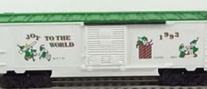 LIONEL 19922 CHRISTMAS HOLIDAY 1993 BOXCAR