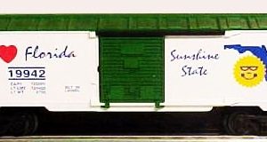 LIONEL 19942 I LOVE FLORIDA BOXCAR