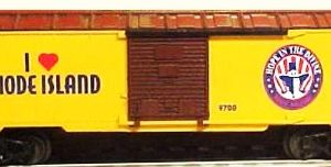 LIONEL 19971 I LOVE RHODE ISLAND BOXCAR