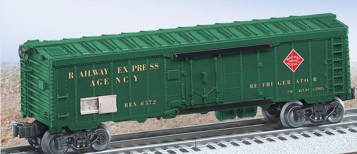 LIONEL 19567 RAILWAY EXPRESS AGENCY STEEL-SIDED REEFER