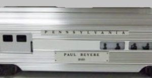 LIONEL 9569 PENNSYLVANIA RAILROAD PAUL REVERE COMBINATION PASSENGER CAR