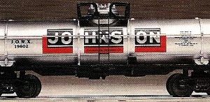LIONEL 19602 JOHNSON OIL COMPANY SINGLE DOME TANK CAR