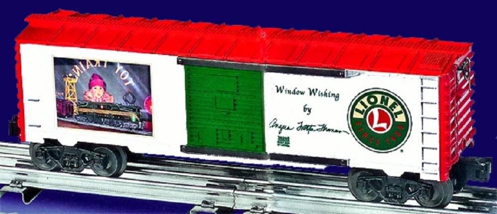 LIONEL 36265 ANGELA TROTTA THOMAS WINDOW WISHING BOXCAR