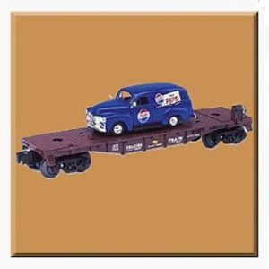 LIONEL 36090 FLATCAR WITH DIE CAST PEPSI TRUCK