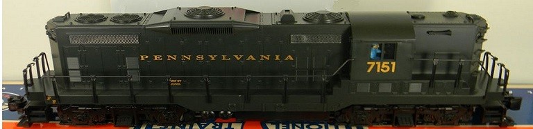 LIONEL 85014 PENNSYLVANIA GP-9 DIESEL ENGINE LARGE SCALE