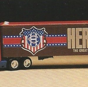 K-LINE K-811202TT HERSHEY'S CHOCOLATE THE GREAT AMERICAN CHOCOLATE BAR" HEAVY HAULER TRACTOR TRAILER"
