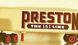 WINROSS PRESTON THE 151 LINE TRACTOR AND TRAILER TRUCK