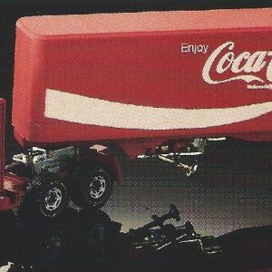 SIKU EUROBUILT 3117 COCA COLA TRAILER TRUCK WTH MACK POWER