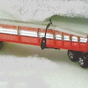 ERTL 1455 FORD CLT-9000 MACK TRUCKS WITH FLATBED WITH STEEL I BEAM