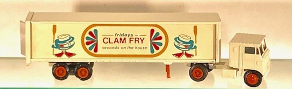 WINROSS HOWARD JOHNSON'S THE FLAVOR OF AMERICA CLAM FRY TRACTOR TRAILER TRUCK