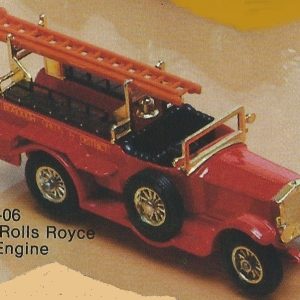MATCHBOX Y-6 MODELS OF YESTERYEAR 1920 ROLLS ROYCE FIRE ENGINE
