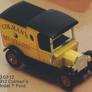 MATCHBOX Y-12/4 MODELS OF YESTERYEAR COLMAN'S MUSTARD 1912 MODEL T FORD VAN