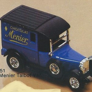 MATCHBOX Y-51 MODELS OF YESTERYEAR 1927 CHOCOLAT MENIER TALBOT VAN