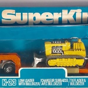 MATCHBOX K-23 SCAMMELL CRUSADER LOW LOADER WITH BULLDOZER