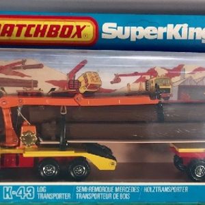 MATCHBOX K-43 MERCEDES BENZ LOG TRANSPORTER TRUCK