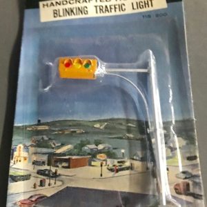 TYCO-town ROADSIDERS BLINKING TRAFFIC LIGHT HO SCALE 115