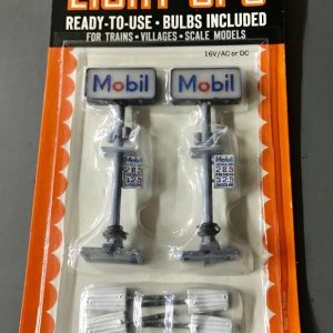 LIFE LIKE LIGHT-UPS MOBIL GAS STATION SIGNS S202K