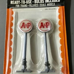 LIFE LIKE LIGHT-UPS A & P GROCERY STORE SIGNS S205K