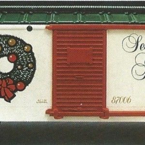 LIONEL 87006 CHRISTMAS HOLIDAY 1989 BOXCAR