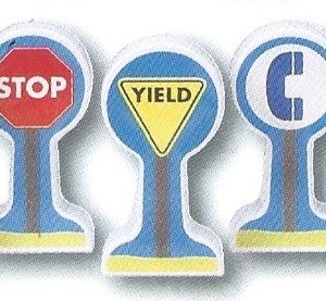 LIONEL 75002 LITTLE LIONEL PRESCHOOL SIGN PACK 5 PIECE SET