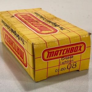 MATCHBOX 08 GREASE LIGHTNIN CAR EMPTY BOX