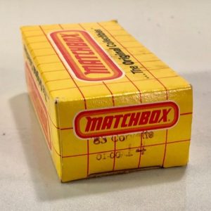 MATCHBOX 14 '83 CORVETTE CAR EMPTY BOX