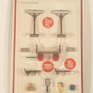 LIFE LIKE 1142 TRAIN STATION ACCESSORIES O GAUGE