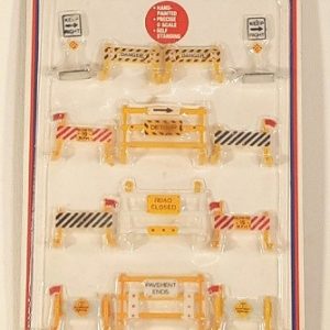 LIFE LIKE 1146 ROAD SIGNS AND ROAD BARRIERS O GAUGE