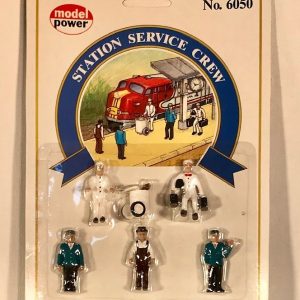 MODEL POWER 6050 SERVICE STATION CREW FIGURES O GAUGE