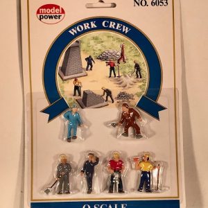 MODEL POWER 6053 WORK CREW FIGURES O GAUGE
