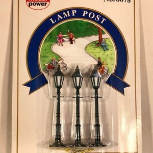 MODEL POWER 6078 LAMP POSTS O GAUGE